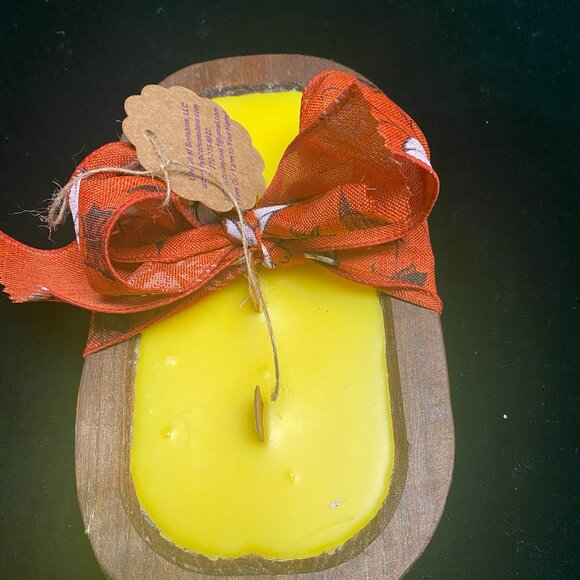 Dough bowl Candle with wood wicks - Picture 1 of 3